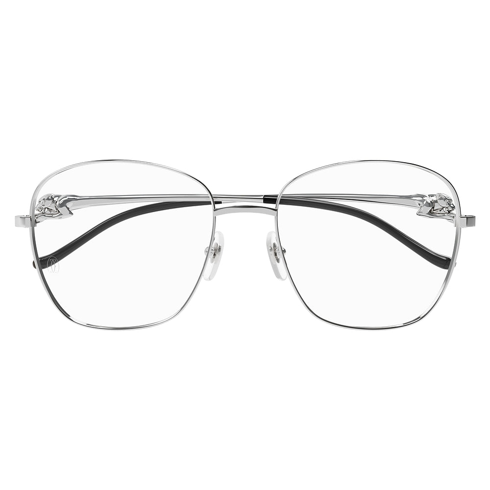 Gafas de Vista para Mujer Cartier Ct0371O-002 Silver 56 002 - metálicas color Plateado