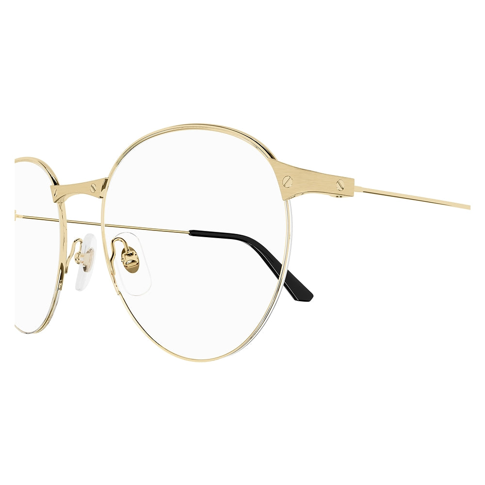 Gafas de Vista para Mujer Cartier Ct0405O-001 Gold 52 001 - en titanio color Dorado