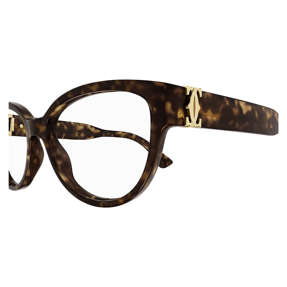 Gafas de Vista para Mujer Cartier Ct0450O-002 Havana 54 002 - en acetato color Café