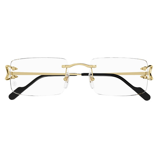 Gafas de Vista para Mujer Cartier Ct0488O-001 Gold 56 001 - metálicas color Dorado