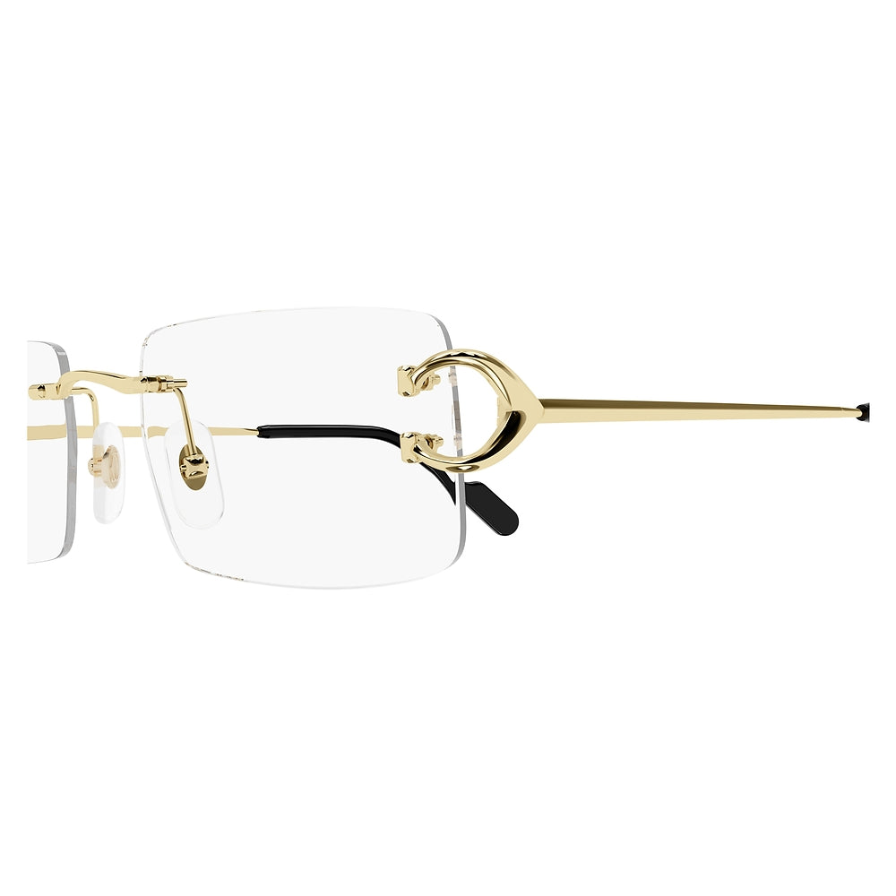 Gafas de Vista para Mujer Cartier Ct0488O-001 Gold 56 001 - metálicas color Dorado
