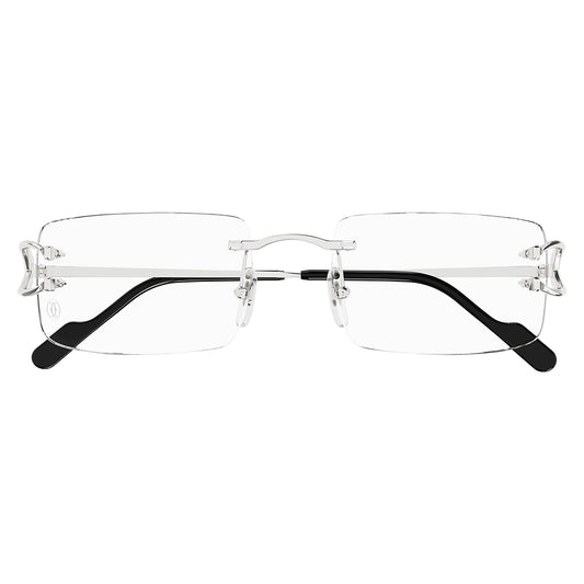 Gafas de Vista para Mujer Cartier Ct0488O-002 Silver 56 002 - metálicas color Plateado