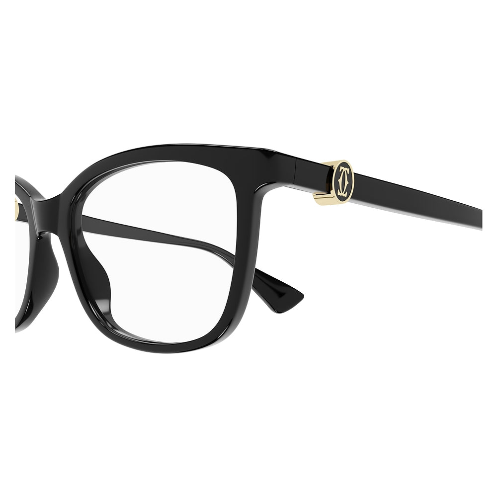 Gafas de Vista para Mujer Cartier Ct0493O-001 Black 55 001 - en acetato color Negro