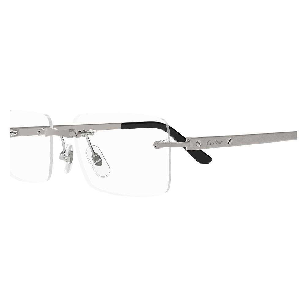 Gafas de Vista para Mujer Cartier Ct0511O-003 Silver 55 003 - en titanio color Gris
