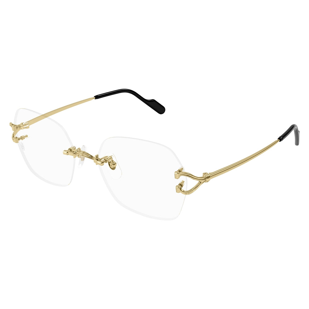 Gafas de Vista para Mujer Cartier Ct0564O-001 Gold 55 001 - metálicas color Dorado