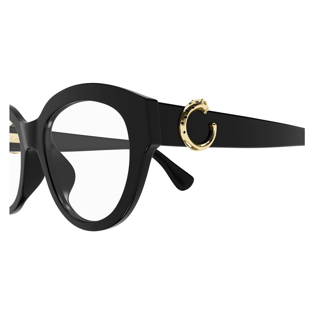 Gafas de Vista para Mujer Cartier Ct0567O-001 Black 51 001 - en acetato color Negro