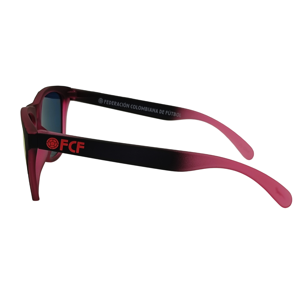 Gafas de Sol Selección Colombia Unisex Gildi C1/C7 Cuadradas - Acetato color rojo