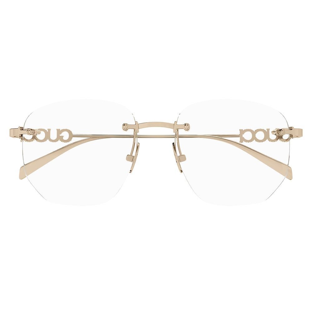Gafas de Vista para Mujer Gucci Gg1806O 003 Gold 54 003 - metálicas color Dorado