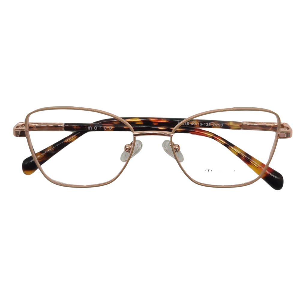 Gafas de Vista para Mujer, Marco 77035 C2 en acetato color Dorado