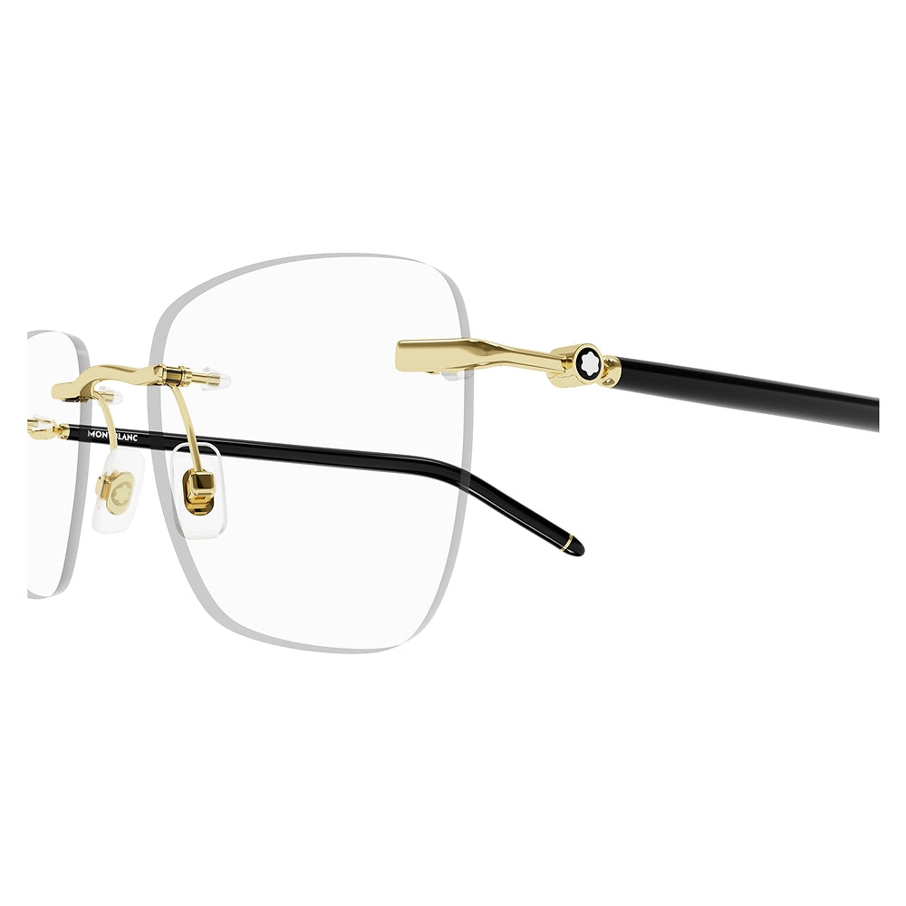 Gafas de Vista para Mujer Montblanc Mb0274O 001 - metálicas color Dorado