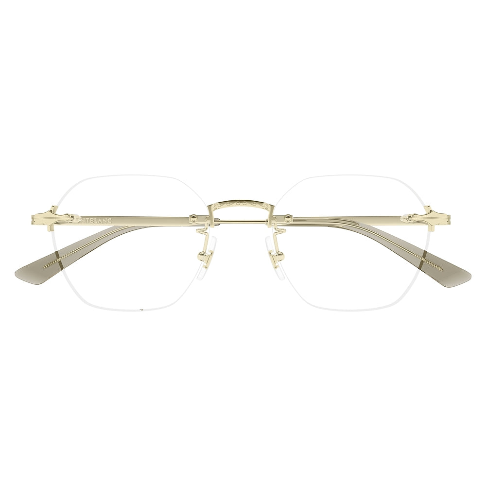 Gafas de Vista para Mujer Montblanc Mb0403O 001 - metálicas color Dorado