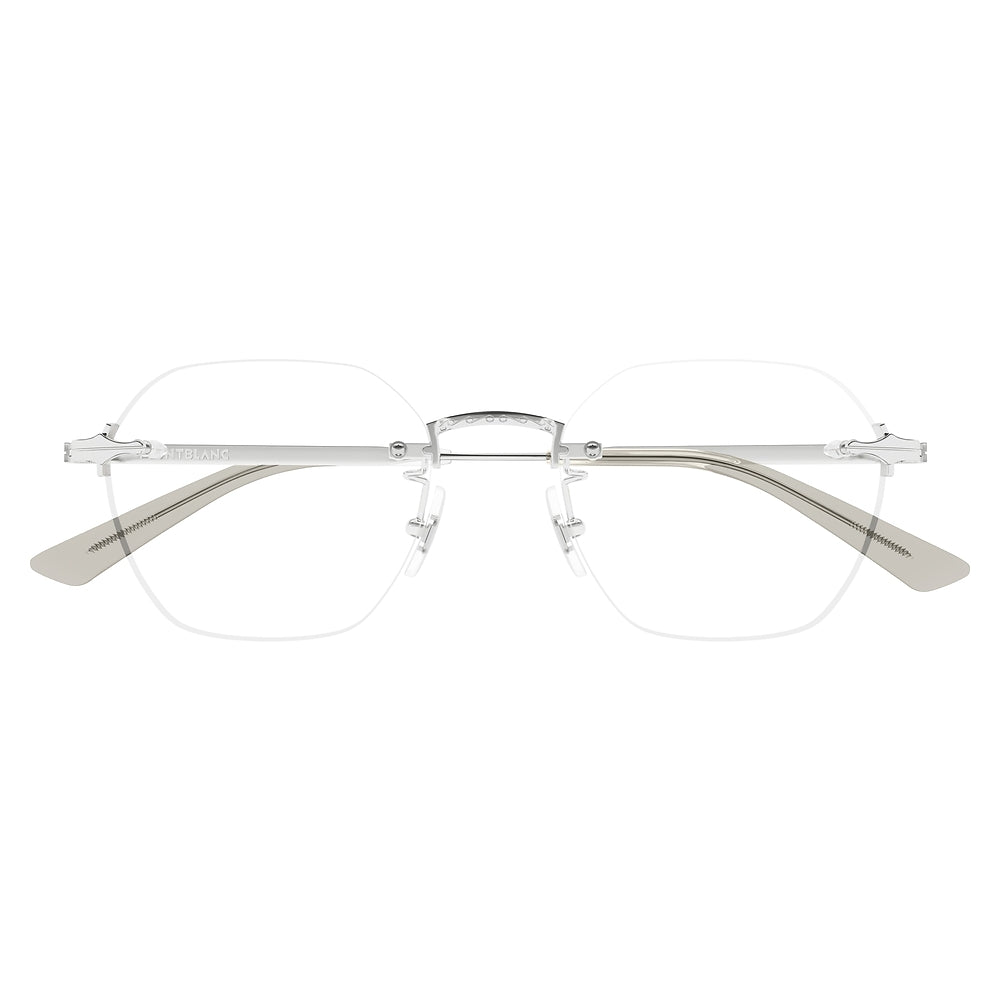Gafas de Vista para Mujer Montblanc Mb0403O 002 - metálicas color Plateado