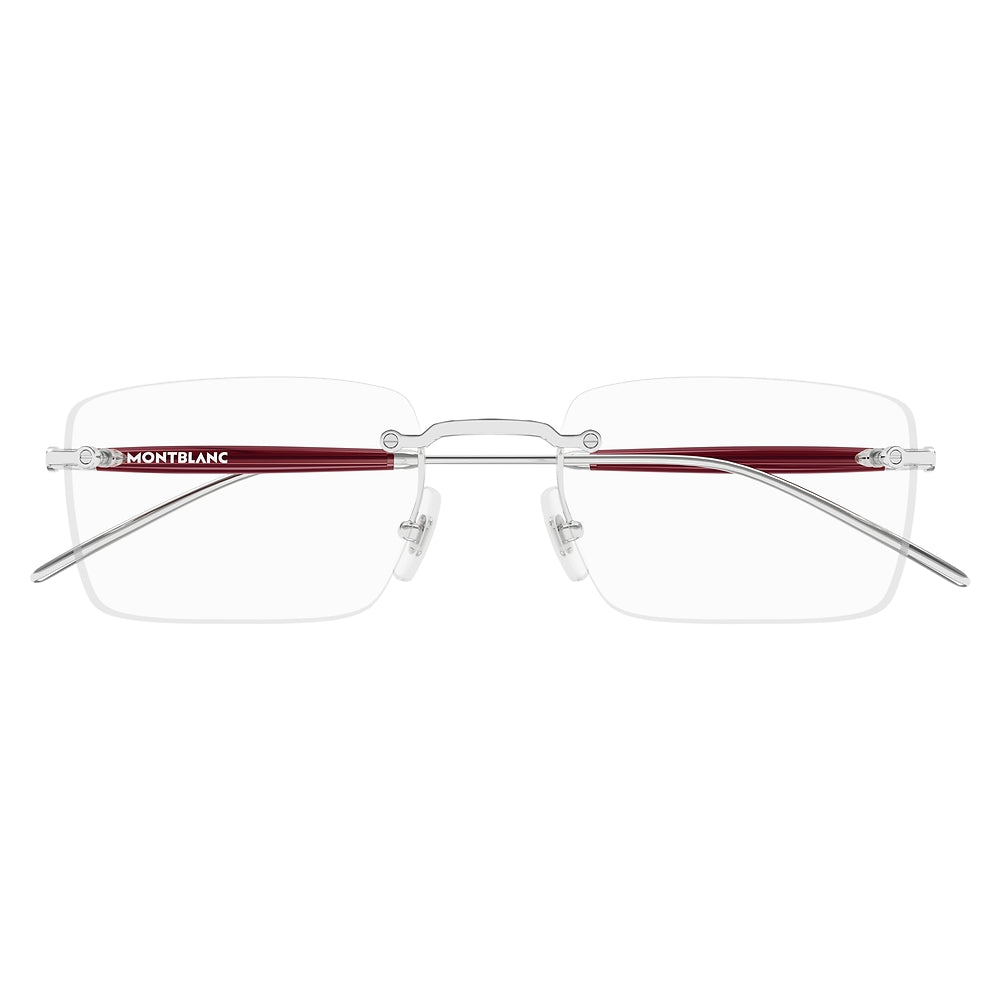 Gafas de Vista para Mujer Montblanc Mb0411O 003 - metálicas color Plateado