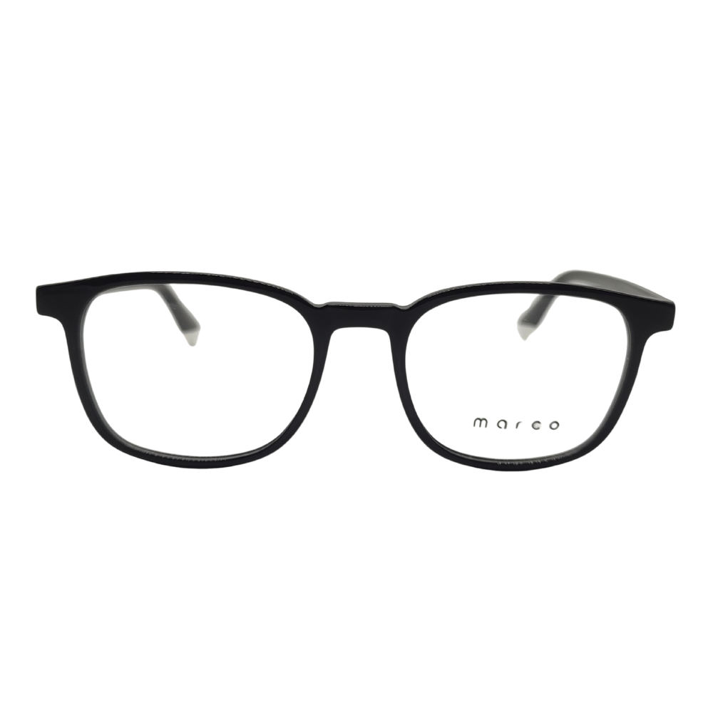 Gafas de Vista para Hombre, Mujer, Marco 90016 C2 en acetato color Negro