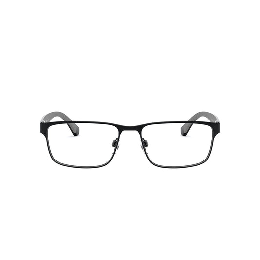Gafas de Vista para Hombre Emporio Armani 1105 - Metálica, Rectangular, color Negro.