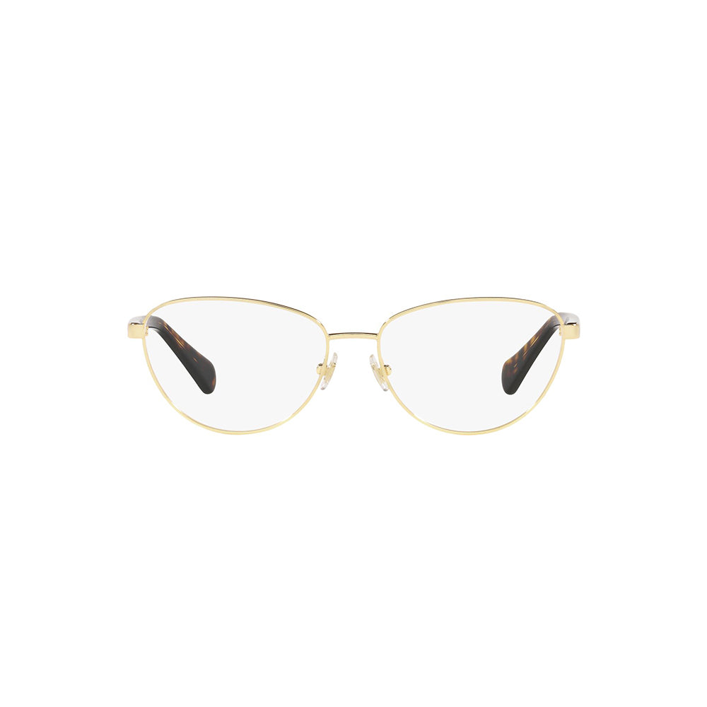 Gafas de vista Ralph 6049, para Mujer, metálicas, Aro Completo, en forma ovalada, en color dorado/havana.