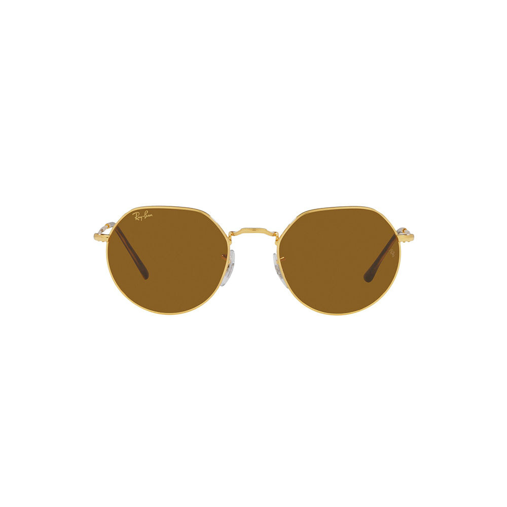 Gafas de Sol para Hombre Ray-Ban 3565 - Metálicas, Aro completo, color Dorado, Lente Café