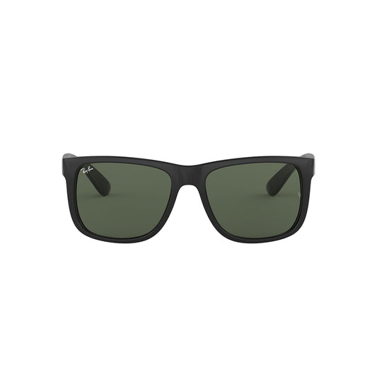 Gafas De Sol Ray-Ban 4165 para mujer y hombre, en acetato, tipo de montura aro completo, de color negro, con lente verde.