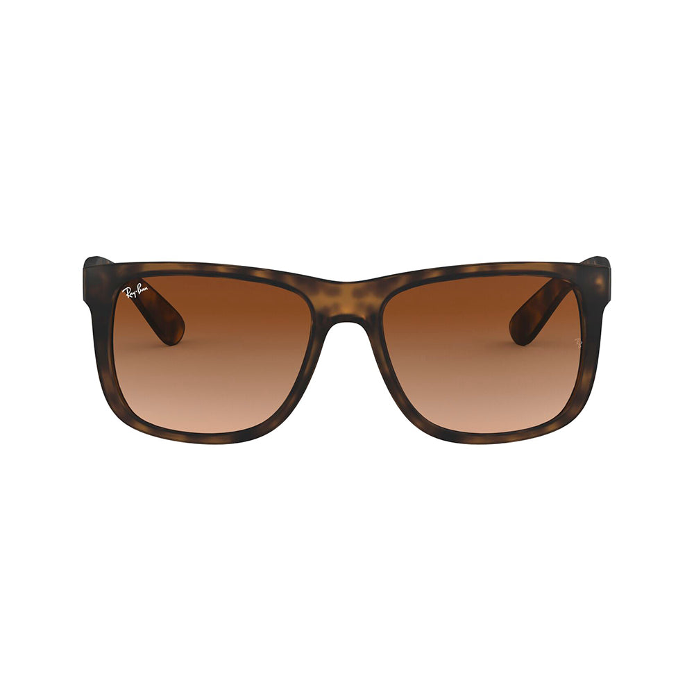 Gafas De Sol Ray-Ban 4165 para mujer y hombre, en acetato, tipo de montura aro completo, de color havana, con lente café.