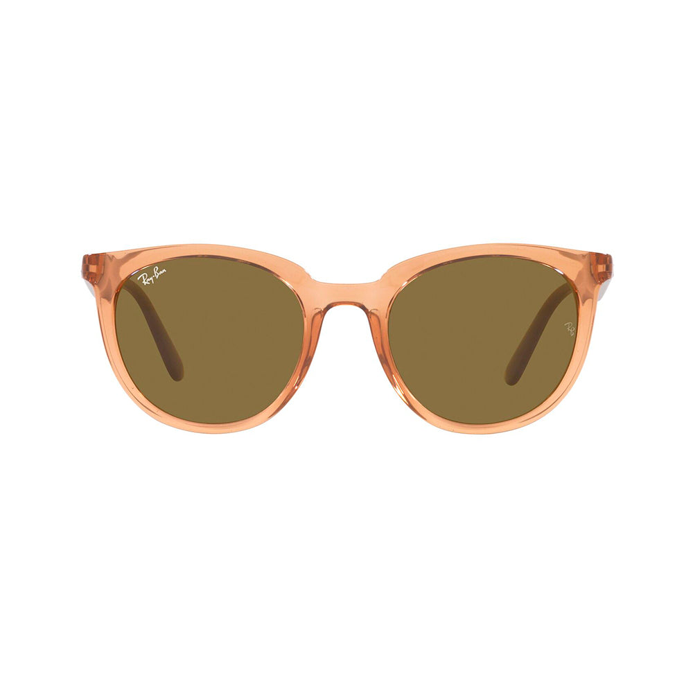Gafas de Sol para Mujer Ray-Ban 4383L - Inyectadas color naranja, con lente verde