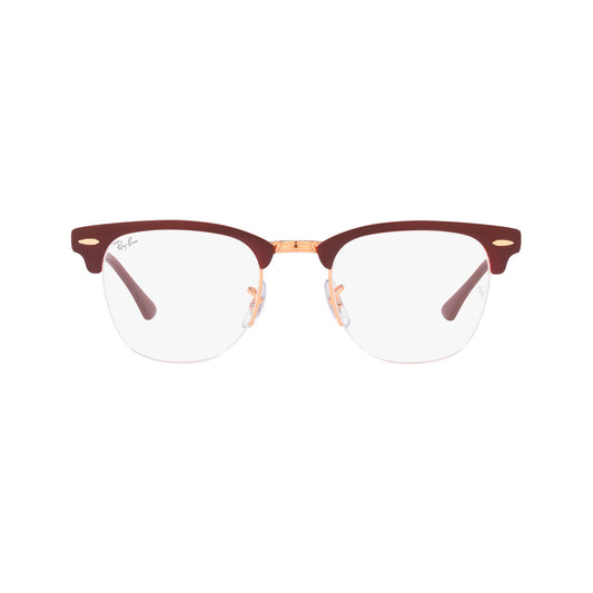 Gafas de Vista para Hombre y Mujer Ray-Ban 3716VM Clubmaster - Metálicas color Rojo.