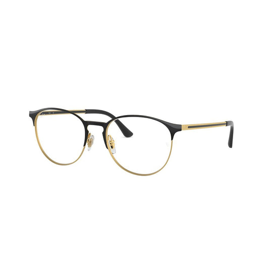 Gafas de Vista para Hombre Ray-Ban 6375 2890 - Metálicas color  Negro/ Dorado.