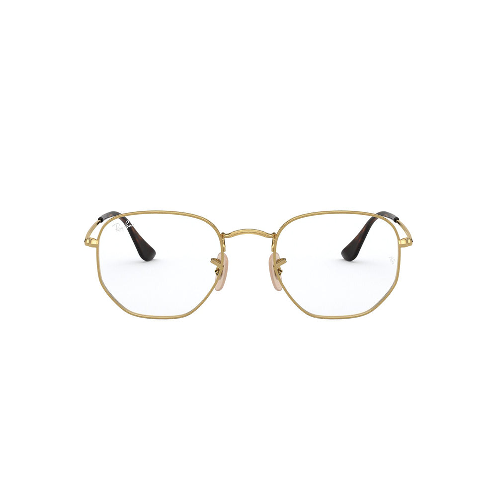 Gafas de Vista para Hombre Ray-Ban 6448 2500 - Metálicas color Dorado.