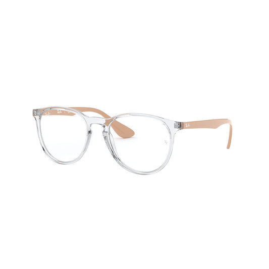 Gafas de Vista para Mujer Ray-Ban 7046 Erika - Inyectada, Montura Phantos, de color transparente.