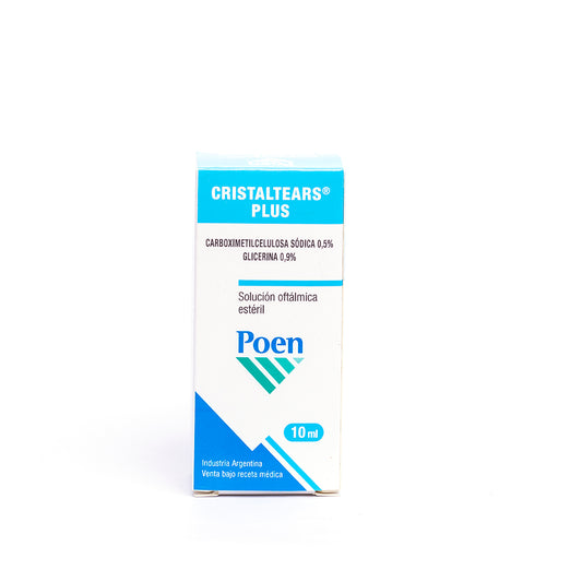 Solución oftálmica estéril, Carboximetilcelulosa sódica 0,5% y glicerina 0,9%, Gotero 10ML