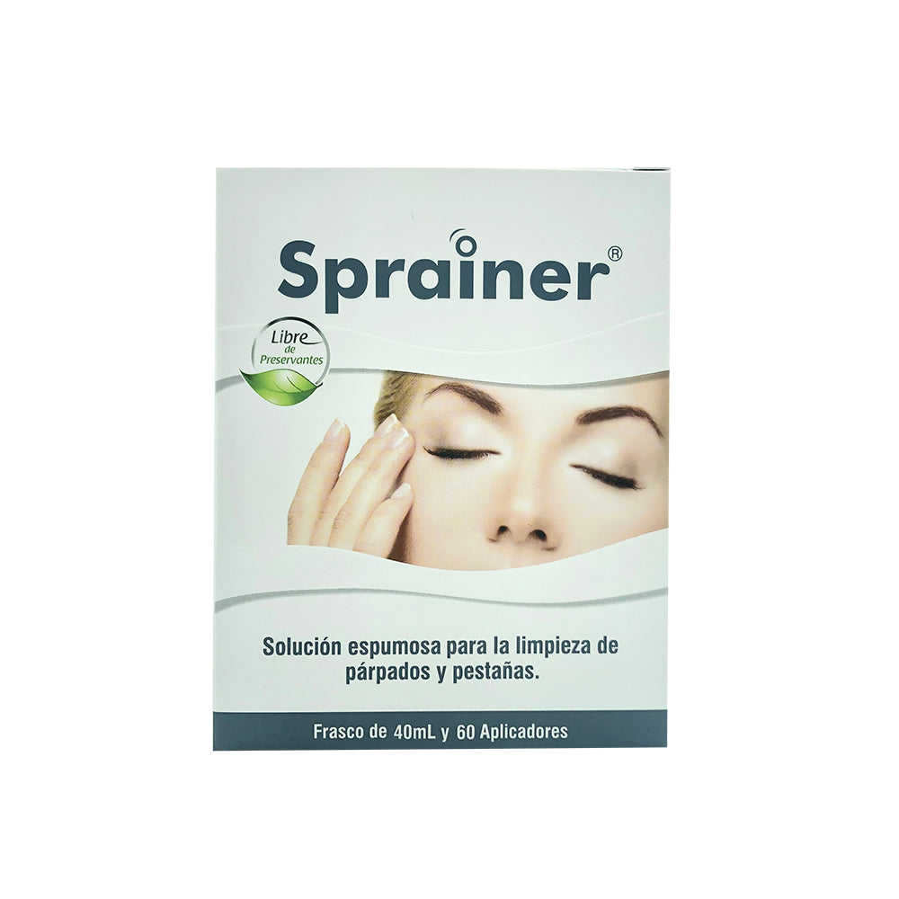 Producto para limpieza de párpados y pestañas del laboratorio Optha, de 40 ml.