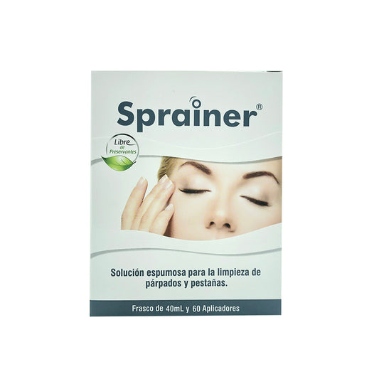 Producto para limpieza de párpados y pestañas del laboratorio Optha, de 40 ml.