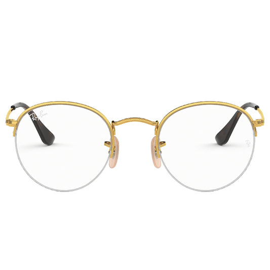 Gafas de Vista para Hombre Ray-Ban 3947V Round Gaze 2500 - metálicas color Dorado