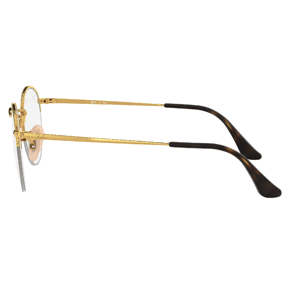 Gafas de Vista para Hombre Ray-Ban 3947V Round Gaze 2500 - metálicas color Dorado