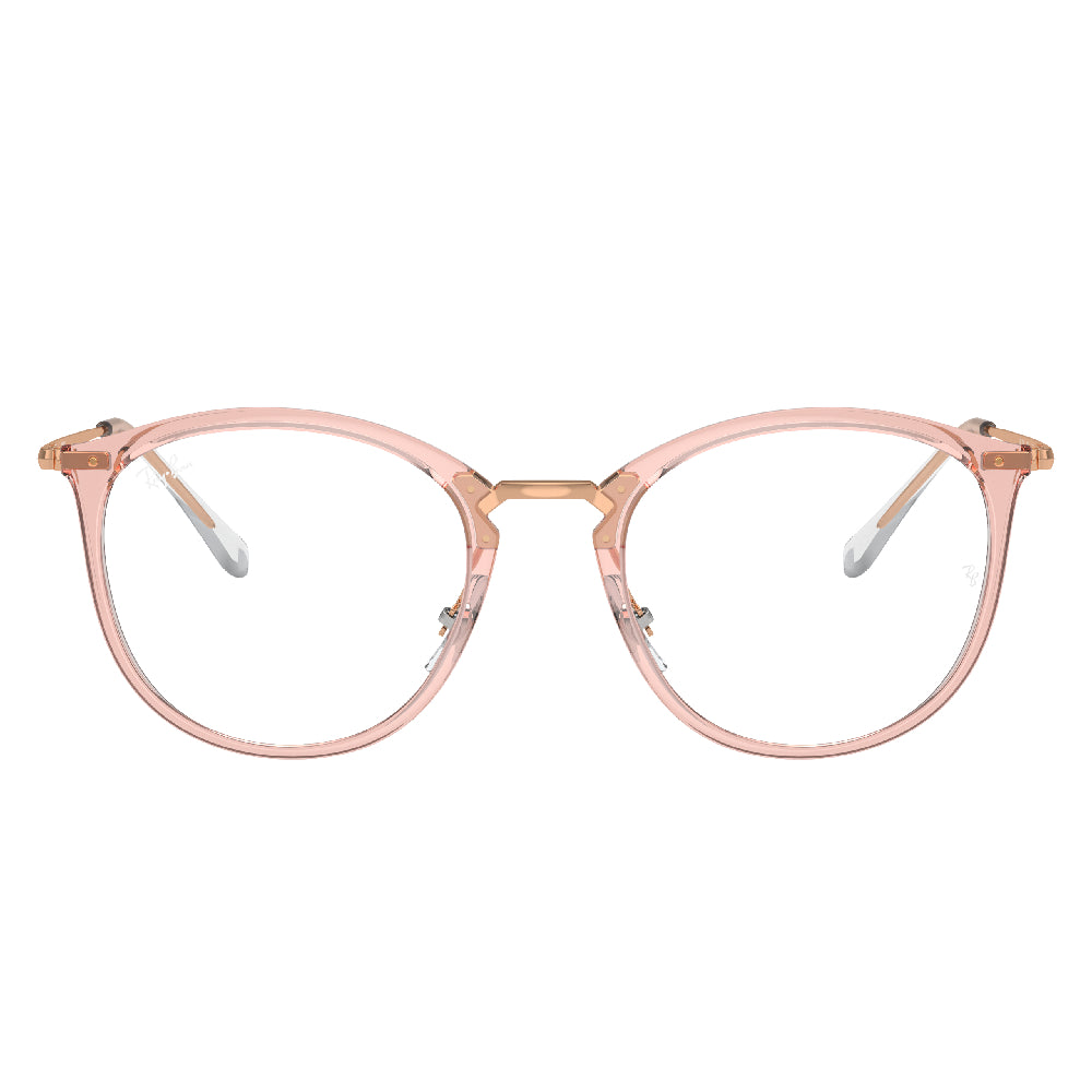 Gafas de Vista para Mujer Ray-Ban 7140 8335 - metálicas color Rosado