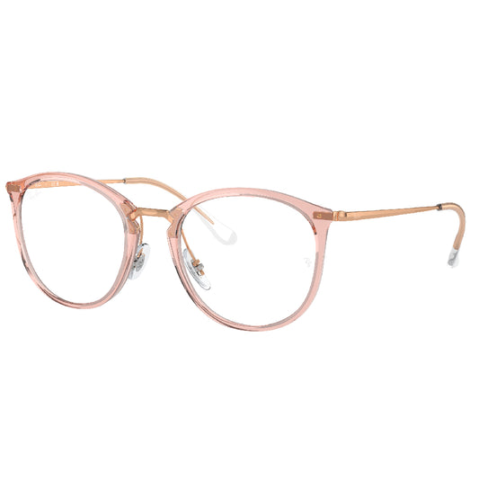 Gafas de Vista para Mujer Ray-Ban 7140 8335 - metálicas color Rosado
