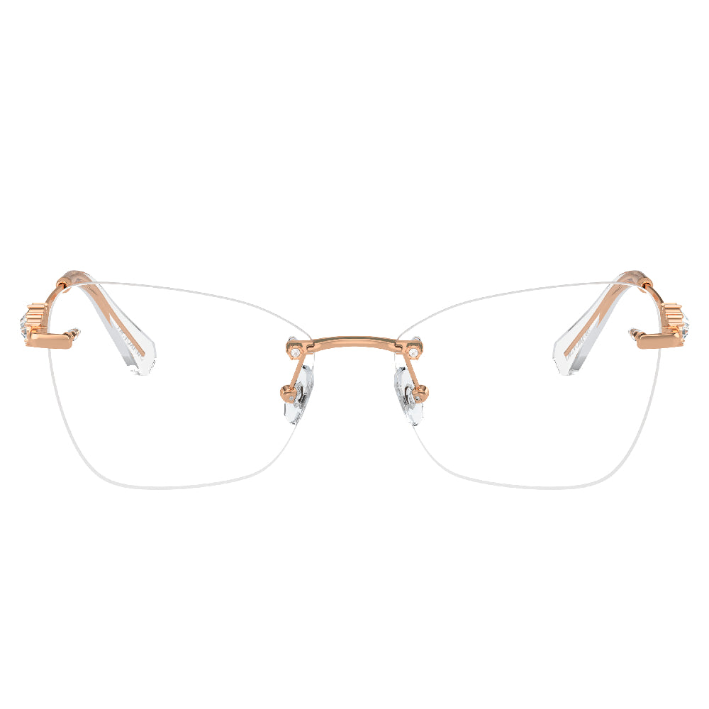 Gafas de Vista para Mujer Swarovski 1014 4014 - metálicas color Oro Rosado