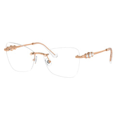 Gafas de Vista para Mujer Swarovski 1014 4014 - metálicas color Oro Rosado