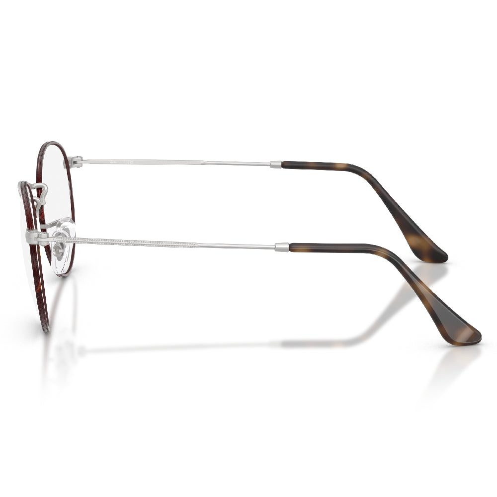 Gafas de Vista para Hombre Ray-Ban 3447V Round metal 3194 - metálicas color Plateado,café