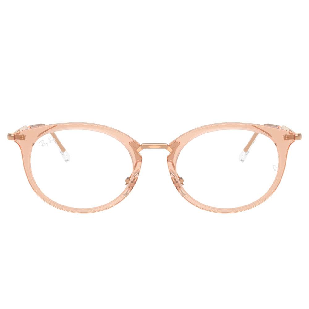 Gafas de Vista para Hombre Ray-Ban 7255 8124 - metálicas color Beige