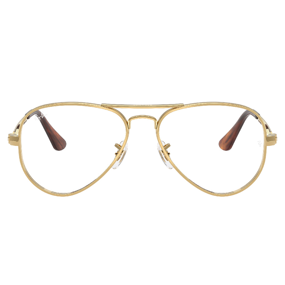 Gafas de Vista para Hombre Ray-Ban 3925V Aviator max 2500 - metálicas color Dorado