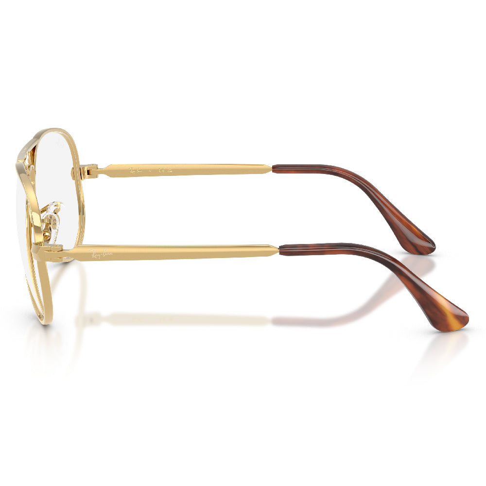 Gafas de Vista para Hombre Ray-Ban 3925V Aviator max 2500 - metálicas color Dorado