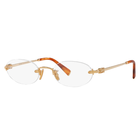 Gafas de Vista para Mujer Miu Miu 53WV 5AK1O1 - metálicas color Dorado