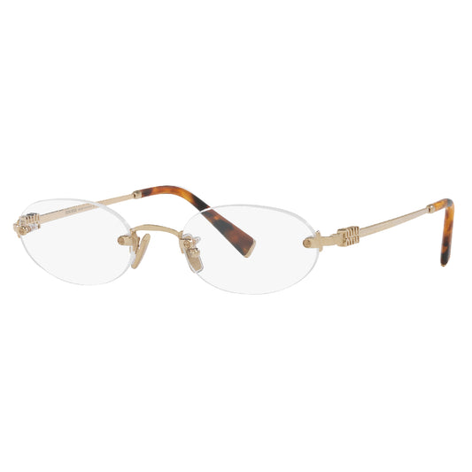 Gafas de Vista para Mujer Miu Miu 53WV ZVN1O1 - metálicas color Dorado