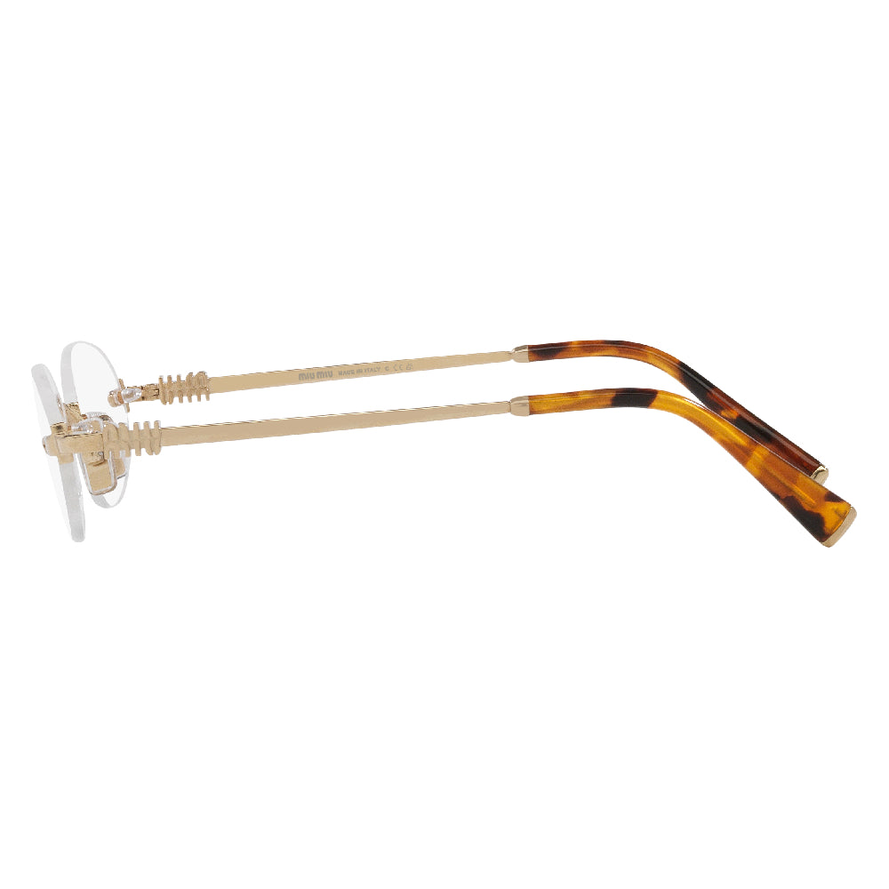Gafas de Vista para Mujer Miu Miu 53WV ZVN1O1 - metálicas color Dorado