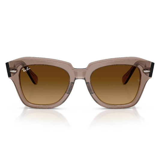 Gafas de Sol para Hombre Ray-Ban 2186 State Street 682785 - en acetato color Café
