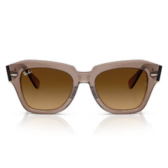 Gafas de Sol para Hombre Ray-Ban 2186 State Street 682785 - en acetato color Café