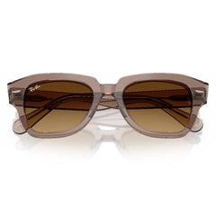 Gafas de Sol para Hombre Ray-Ban 2186 State Street 682785 - en acetato color Café