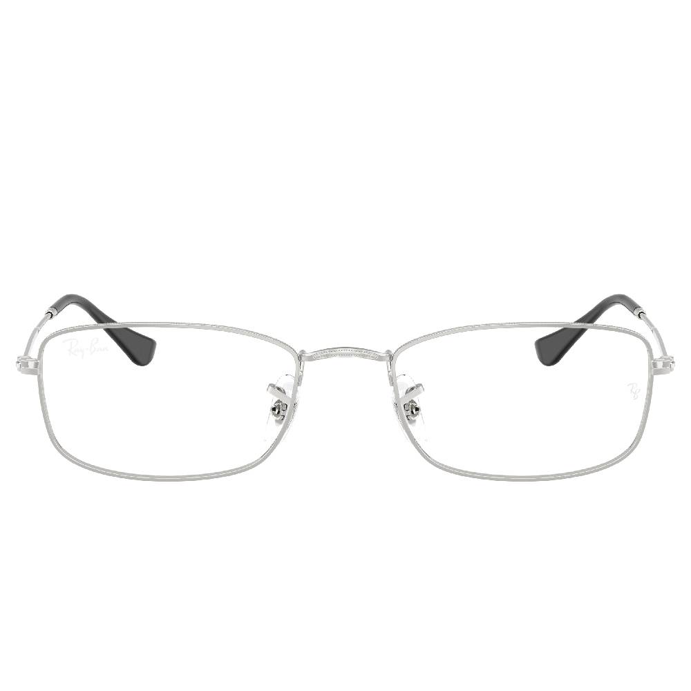 Gafas de Vista para Hombre Ray-Ban 6647 2501 - metálicas color Plateado