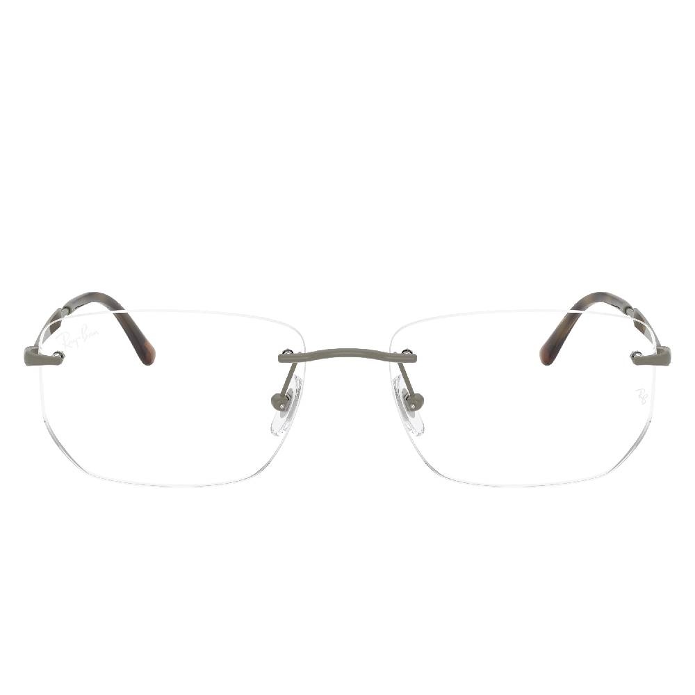 Gafas de Vista para Hombre Ray-Ban 3768V 3201 - metálicas color Gris