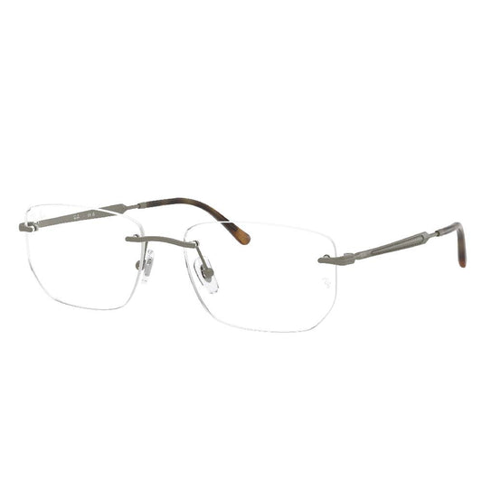 Gafas de Vista para Hombre Ray-Ban 3768V 3201 - metálicas color Gris